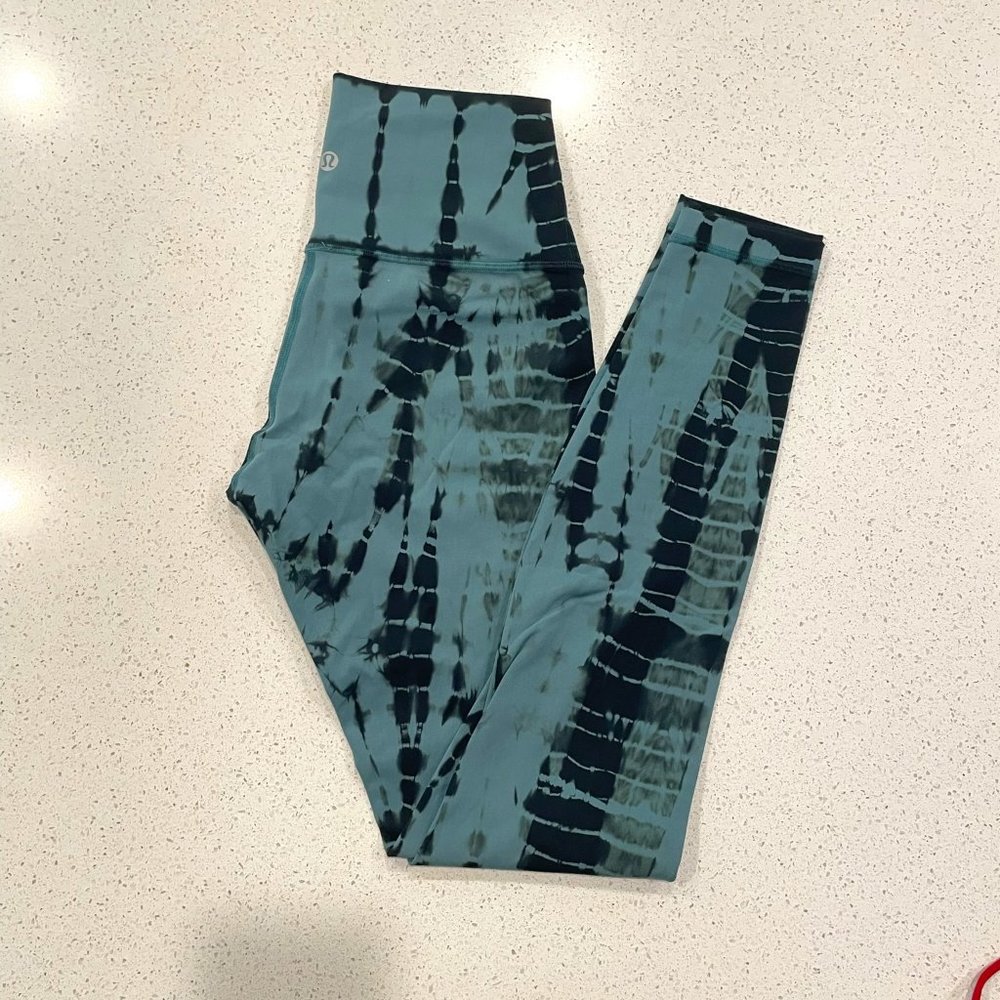 NWOT Sz4 lululemon Wunder Under Hi-Rise Tight *Shibori Full-On Luxtreme 28"
